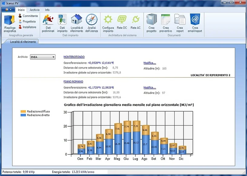 Screenshot software fotovoltaic 3